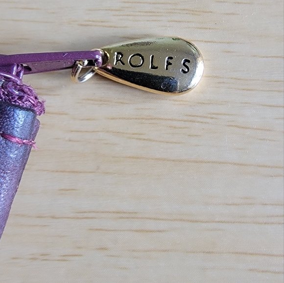 ROLFS Cowhide Maroon Leather Coin Purse - Picture 3 of 7